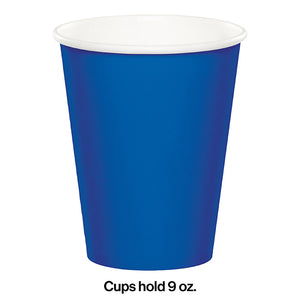 Cobalt Hot/Cold Paper Cups 9 Oz., 8 ct Party Decoration