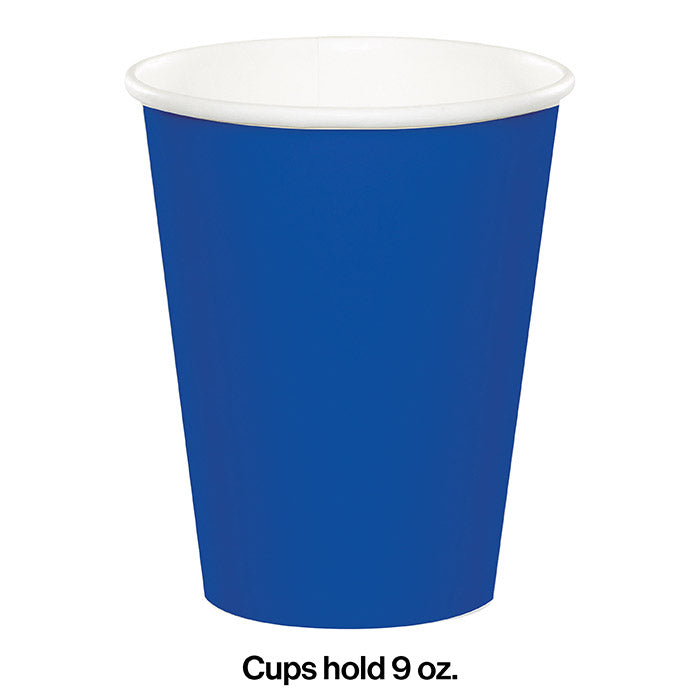 Cobalt Hot/Cold Paper Cups 9 Oz., 24 ct Party Decoration
