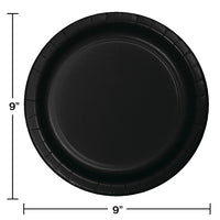 Black Paper Plates, 75 ct