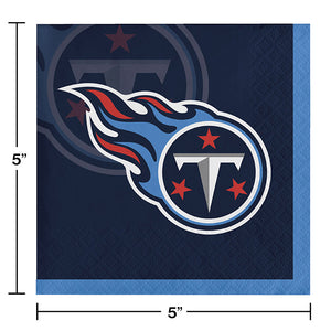Tennessee Titans Beverage Napkins, 16 ct Party Decoration
