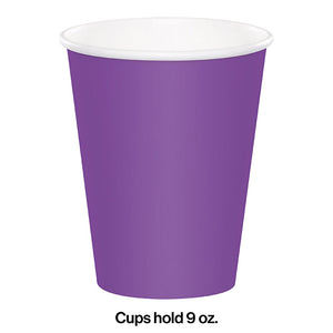 Amethyst Hot/Cold Paper Cups 9 Oz., 24 ct Party Decoration