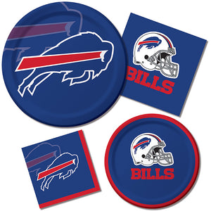Buffalo Bills Paper Plates, 8 ct Party Supplies