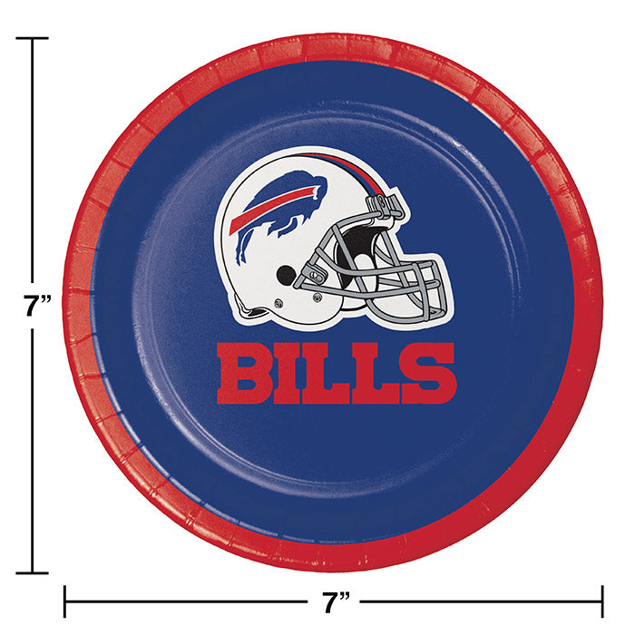 Buffalo Bills Dessert Plates, 8 ct Party Decoration