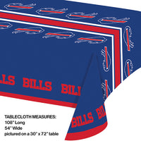 Buffalo Bills Plastic Table Cover, 54