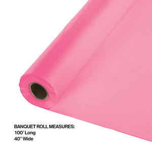 Candy Pink Banquet Roll 40" X 100' Party Decoration