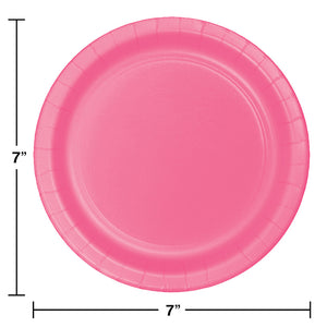 Candy Pink Dessert Plates, 24 ct Party Decoration