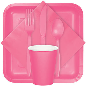 Candy Pink Plastic Forks, 50 ct Party Supplies