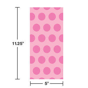 Candy Pink Polka Dot Favor Bags, 20 ct Party Decoration