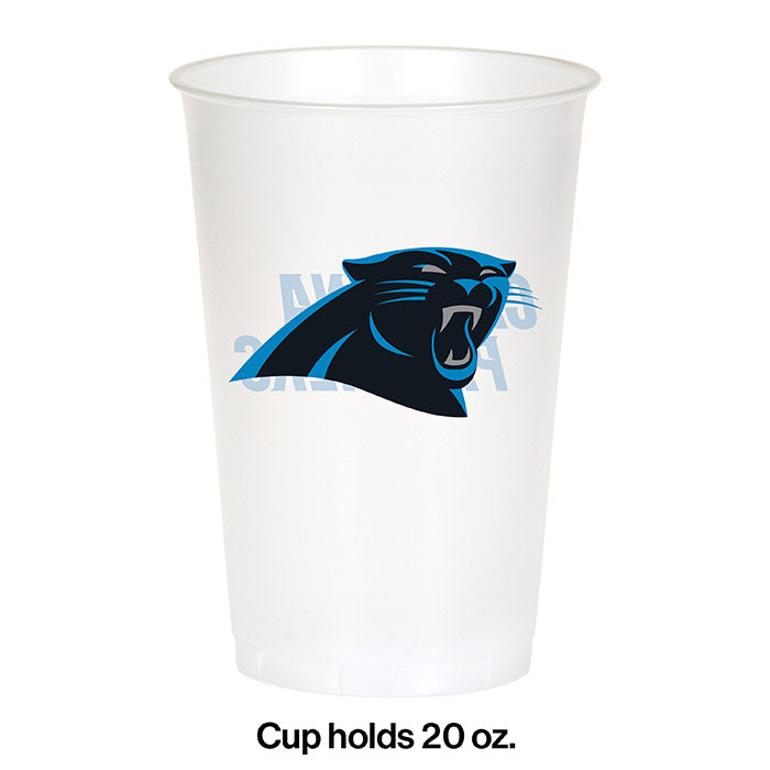 Carolina Panthers Plastic Cup, 20Oz, 8 ct