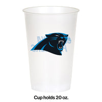 Carolina Panthers Plastic Cup, 20Oz, 8 ct
