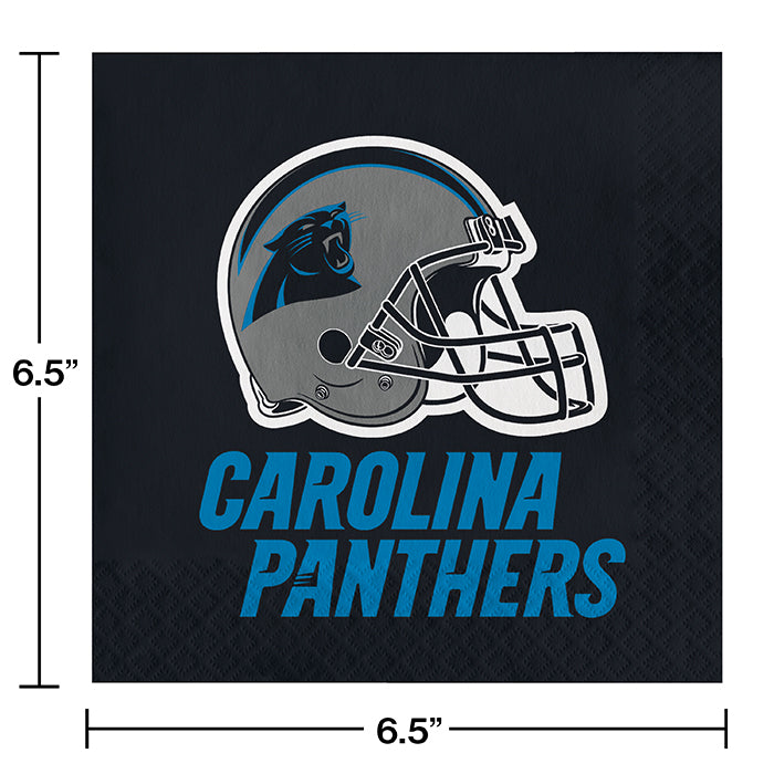 Carolina Panther Napkins, 16 ct Party Decoration