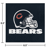Chicago Bears Napkins, 16 ct Party Decoration