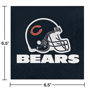 Chicago Bears Napkins, 16 ct Party Decoration
