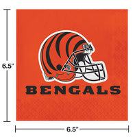 Cincinnati Bengals Napkins, 16 ct Party Decoration