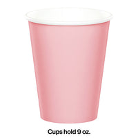 Classic Pink Hot/Cold Paper Cups 9 Oz., 24 ct Party Decoration