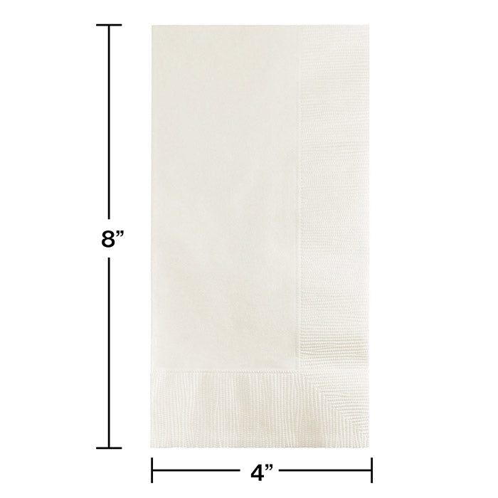 White Dinner Napkins 2Ply 1/8Fld (50/Pkg)
