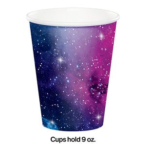 Galaxy Party Hot/Cold Paper Cups 9 Oz., 8 ct Party Decoration