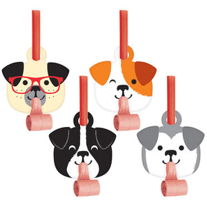 Dog Party Blowouts W/ Med, 8 ct by Creative Converting