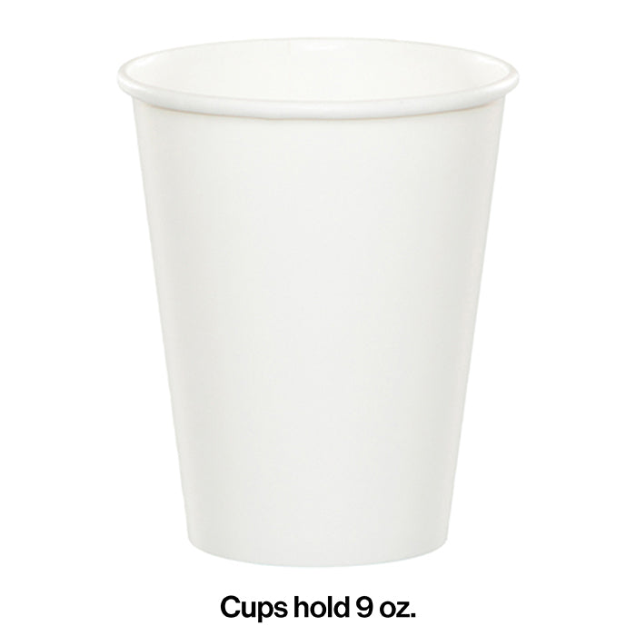 White Hot/Cold Paper Paper Cups 9 Oz., 24 ct Party Decoration