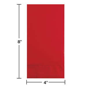 Classic Red Guest Towel, 3 Ply, 16 ct Party Decoration