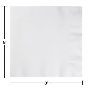 White Buffet Airlaid Napkins, 50 ct Party Decoration