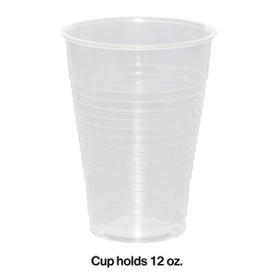Clear 12 Oz Plastic Cups, 20 ct Party Decoration