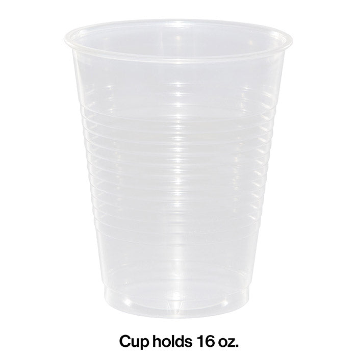 Clear Plastic Cups, 20 ct