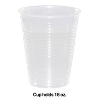 Clear Plastic Cups, 20 ct