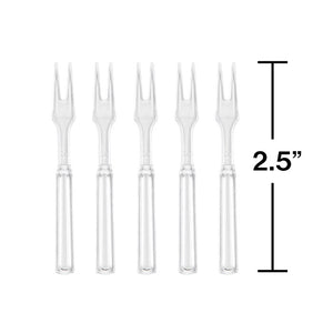 Clear Cocktail Forks, 30 ct Party Decoration