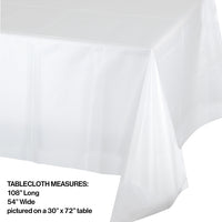 Clear Tablecover Plastic 54