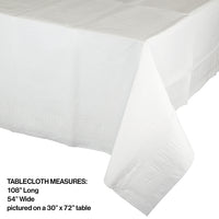 White Tablecover 54