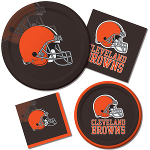 Cleveland Browns Paper Plates, 8 ct Party Supplies