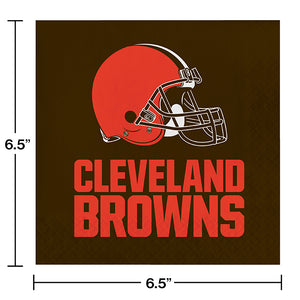 Cleveland Browns Napkins, 16 ct Party Decoration