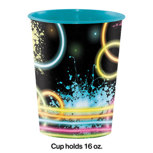 Glow Party Plastic Keepsake Cup 16 Oz. Party Decoration