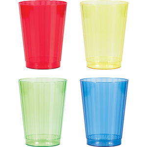 Asst Colors 12 Oz Plastic Cups, 12 ct by Creative Converting