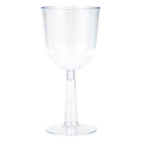 Clear Plastic Wine Glasses 12 Oz, 4 ct by Creative Converting