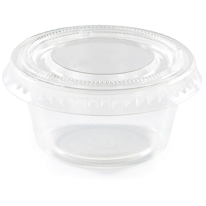 2Oz Portion Cups, Clear With Lid, 24 ct by Creative Converting