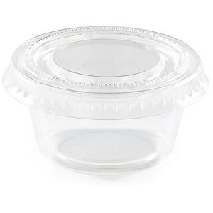 2Oz Portion Cups, Clear With Lid, 24 ct by Creative Converting