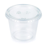 Clear 16Ct 5.5 Oz Portion Cups, Clear With Lid, 16 ct by Creative Converting