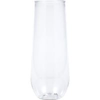 Clear Plastic Champagne Flutes, 9 Oz, 4 ct