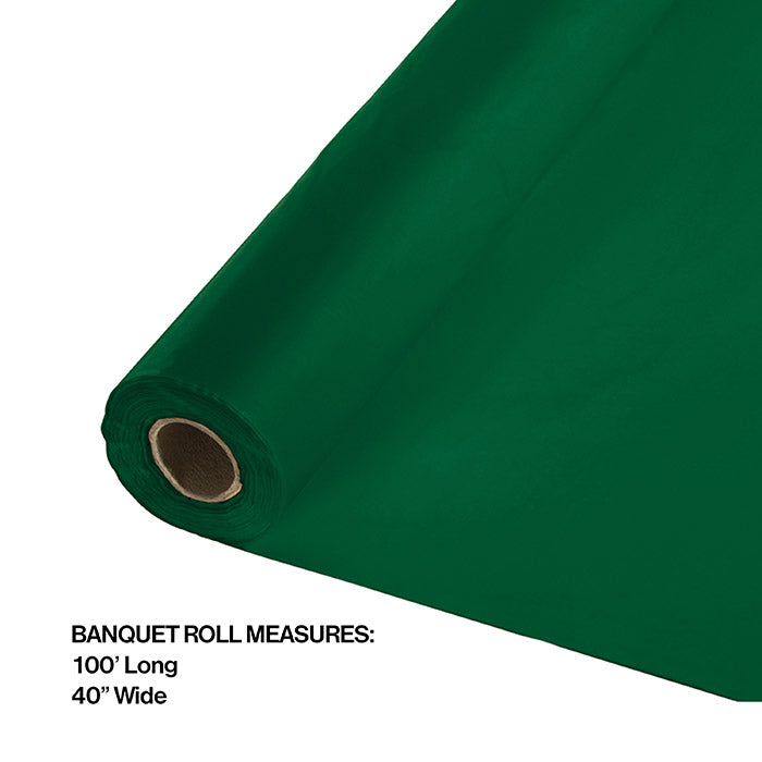 Hunter Green Banquet Roll 40" X 100' Party Decoration