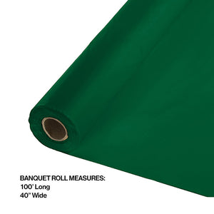 Hunter Green Banquet Roll 40" X 100' Party Decoration