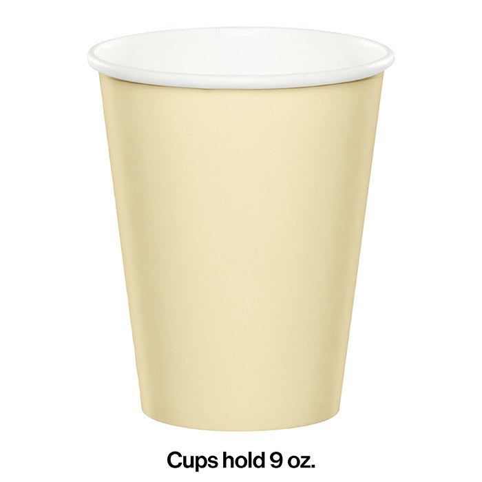 Ivory Hot/Cold Paper Cups 9 Oz., 24 ct Party Decoration