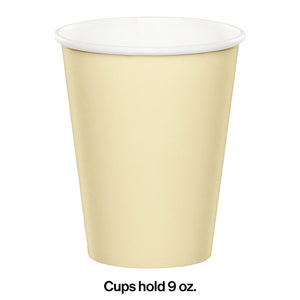 Ivory Hot/Cold Paper Cups 9 Oz., 24 ct Party Decoration