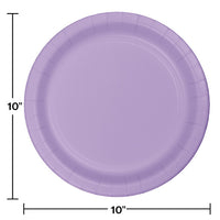 Luscious Lavender Banquet Plates, 24 ct