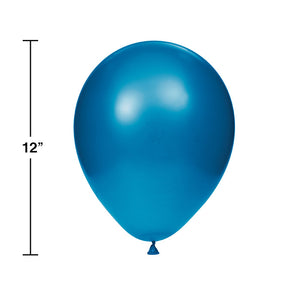 Latex Balloons 12" Cobalt, 15 ct Party Decoration
