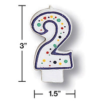 Polka Dot #2 Candle Party Decoration