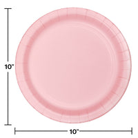 Classic Pink Banquet Plates, 24 ct