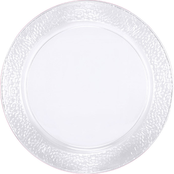 Clear Pebble 13.5" Clear Pebble Trays 2ct by Creative Converting