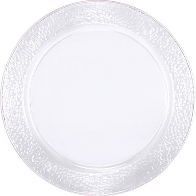 Clear Pebble 13.5" Clear Pebble Trays 2ct by Creative Converting
